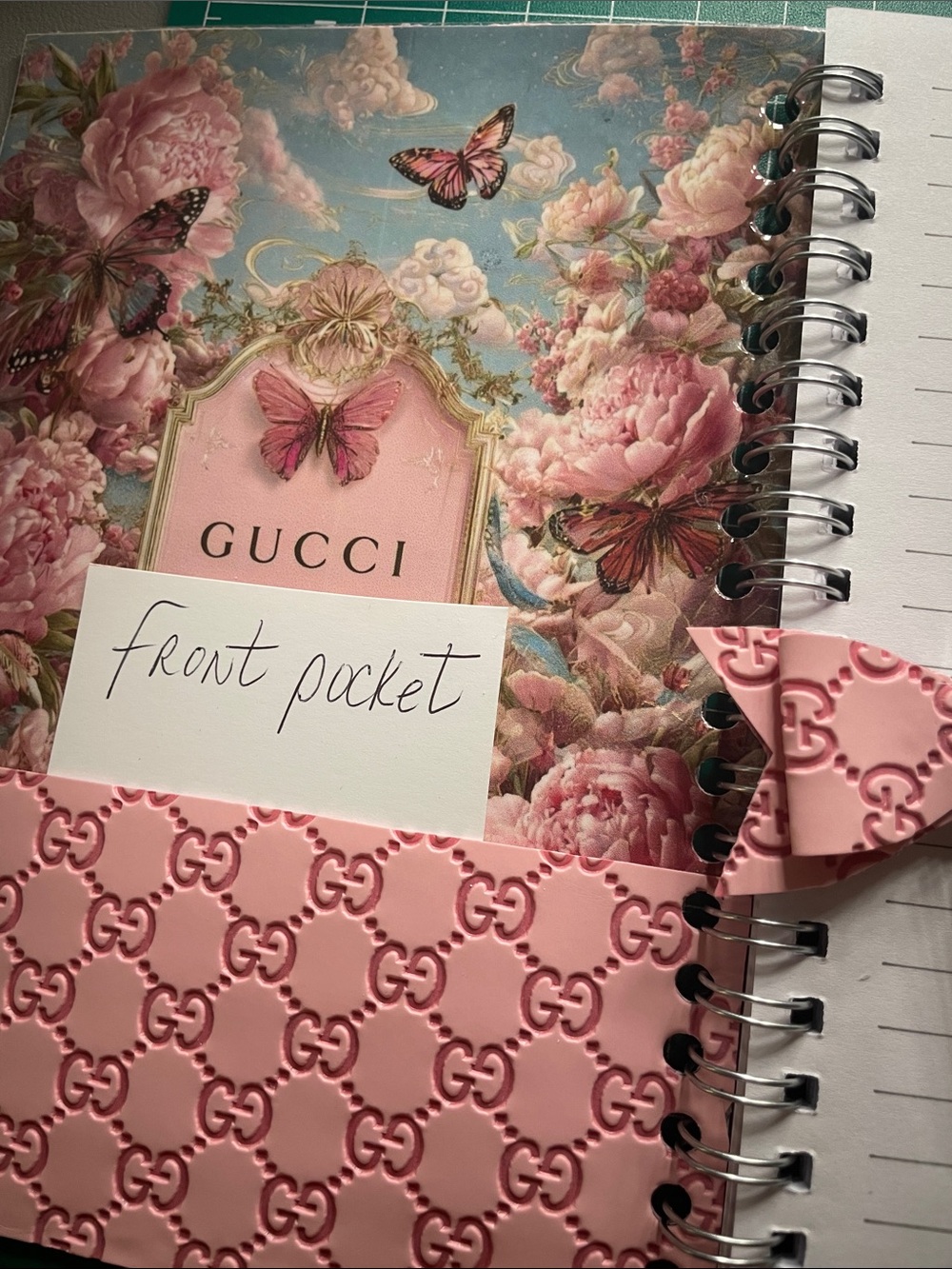 Pink Handmade 5X7 Notebook (pen not included)) - Picture 5 of 6